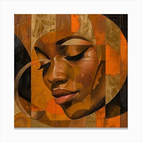 Woman'S Face 24 Canvas Print