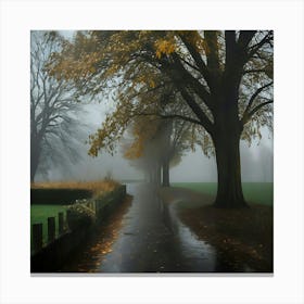 Foggy Morning Canvas Print