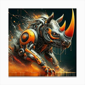 Rhino 5 Canvas Print