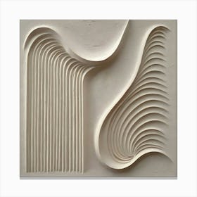 Abstract Sculpture Canvas Print