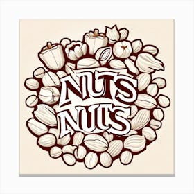 Nuts Logo 2 Canvas Print