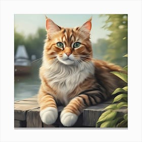 Coon Cat Canvas Print