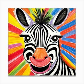 Zebra 12 Canvas Print