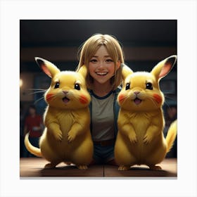 Pokemon Pikachu 1 Canvas Print