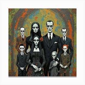 Addams Family Canvas Print