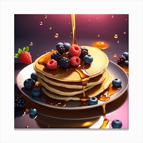 Pancakes Canvas Print