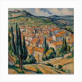 Gardanne, Paul Cézanne 4 Canvas Print