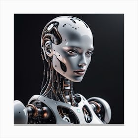 Futuristic Female Robot 14 Canvas Print