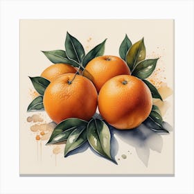 Oranges Canvas Print