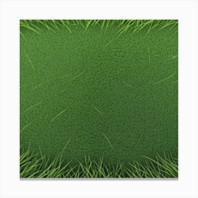 Green Grass Background 4 Canvas Print