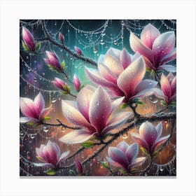 Magnolia Blossoms 1 Canvas Print