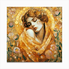 Golden Woman 1 Canvas Print