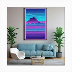 Olympic Mountains Canvas Print