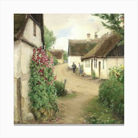 Cottages & Houses 1 Canvas Print