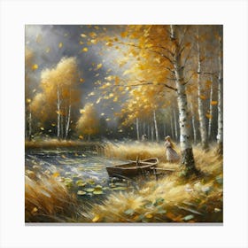 Autumn In The Woods 5 Canvas Print