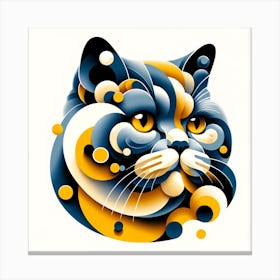 British Shorthair Cat 02 Canvas Print