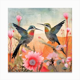 Bird In Nature Hummingbird 3 Canvas Print