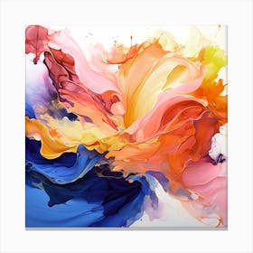 Chaos In Colors Canvas Print