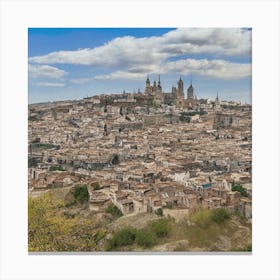 City In Spain Canvas Print