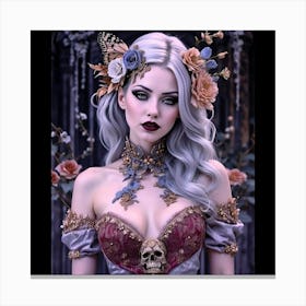 Gothic Beauty 7 Canvas Print