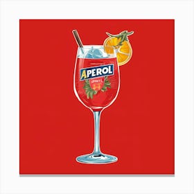 Aperol Spritz 2 Art Illustration Zre16 0esdc16cfwtbse6a Pbtihzyjqum Mececpk6fa Canvas Print