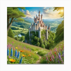 Cinderella Castle 9 Canvas Print