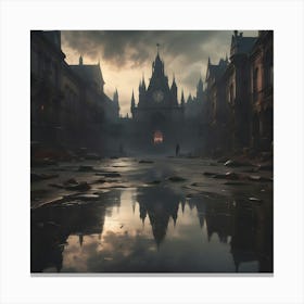 Dwarven City Canvas Print