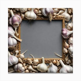 Garlic Frame 4 Canvas Print