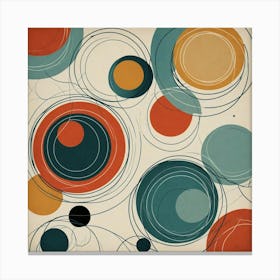 Abstract Circles 43 Canvas Print