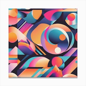 Abstract Geometric Pattern 22 Canvas Print