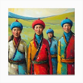 Tibetan People Canvas Print