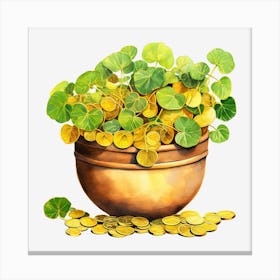 Shamrocks Canvas Print