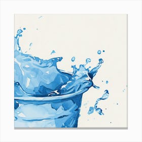 Water Splash 2 Canvas Print