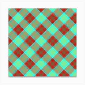 Plaid Fabric 120 Canvas Print