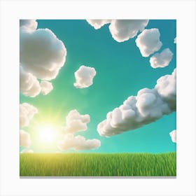 Cloudy Sky Canvas Print