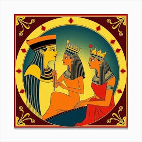 Egyptian Queens Canvas Print