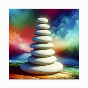 Stack Of Stones Canvas Print