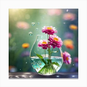 Flowers In A Vase 71 Canvas Print