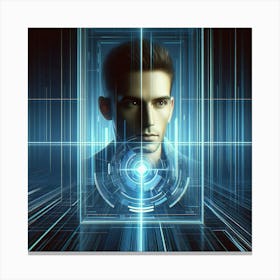 Futuristic Man 2 Canvas Print