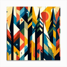 Abstract Cityscape 3 Canvas Print