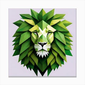 Paper Lion Canvas Print