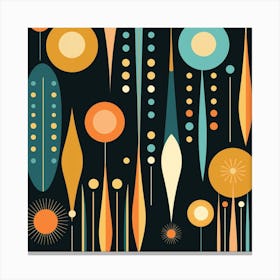 Retro Abstract Art Canvas Print