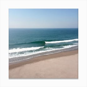 Aerial View Of A Beach 29 Canvas Print