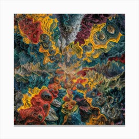 Amazing abstract expressionist painting, 1 Canvas Print