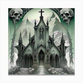 Gothic Church Canvas Print