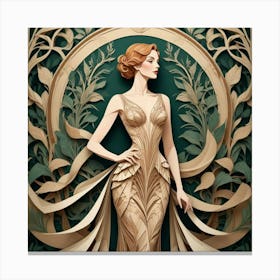 Edwardian Woman 3 Canvas Print