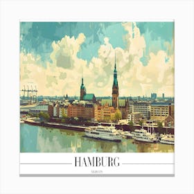 Hamburg Cityscape Canvas Print