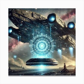 Temporal Disruption Matrix Deployment Canvas Print