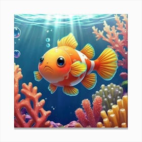 Fish In The Sea 3 Canvas Print