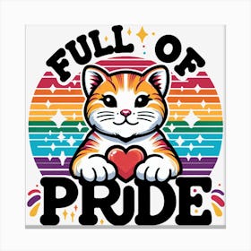 Full Of Pride 1 Canvas Print